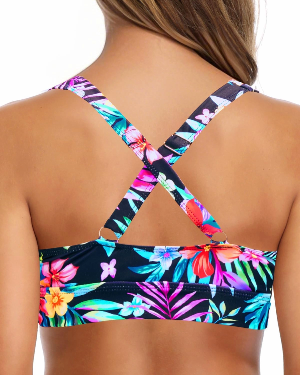 Women Underwire Bikini Top Only - Push Up Swimsuit Top Large Bust Bathing Suit Tops 2025 Supportive Swim Tops