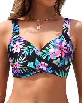 Women Underwire Bikini Tops - Push Up Swim Top Only Bra Padded Bathing Suit Top 2025 Swimsuit Tops