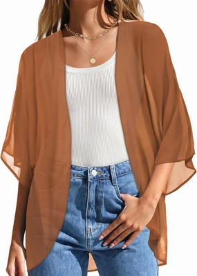 Womens Kimono Beach Cover Up Chiffon Cardigan Floral Tops Loose Capes
