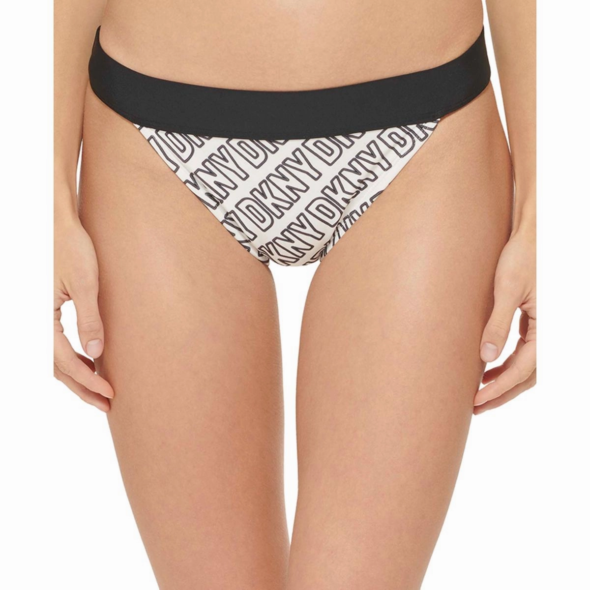 Womens Logo Low-Rise Swim Bottom Separates