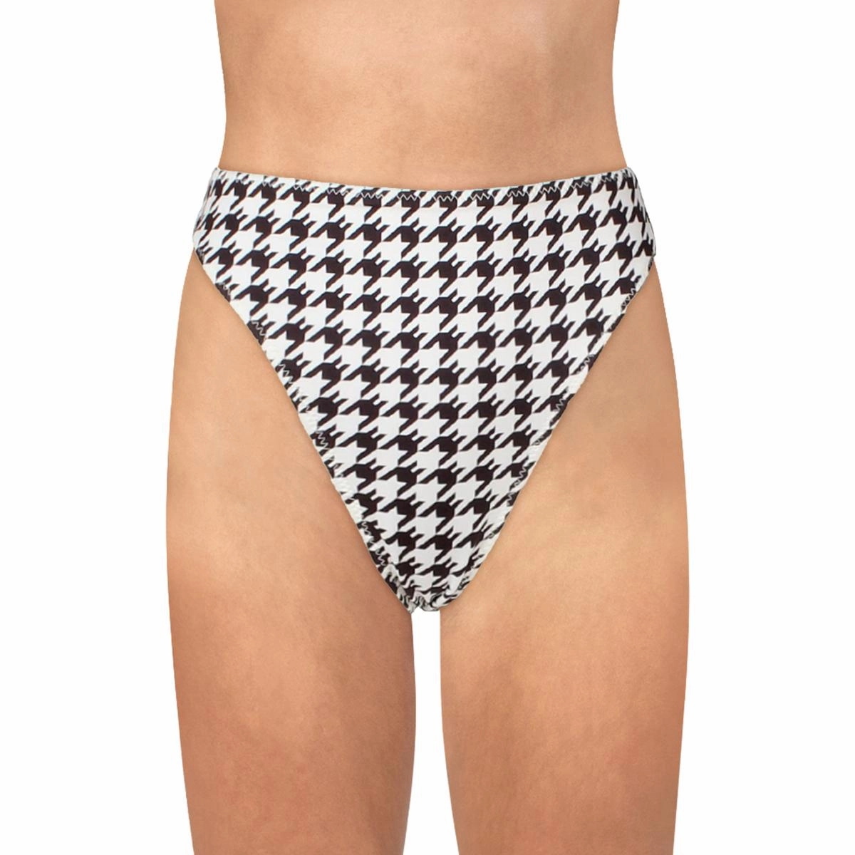 Womens Printed High Waist Swim Bottom Separates