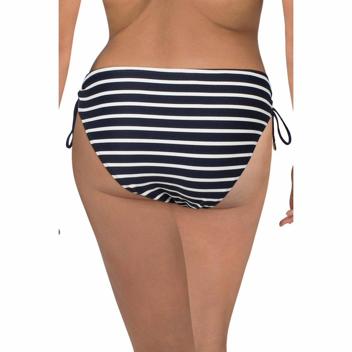 Womens Side Tie Nylon Swim Bottom Separates