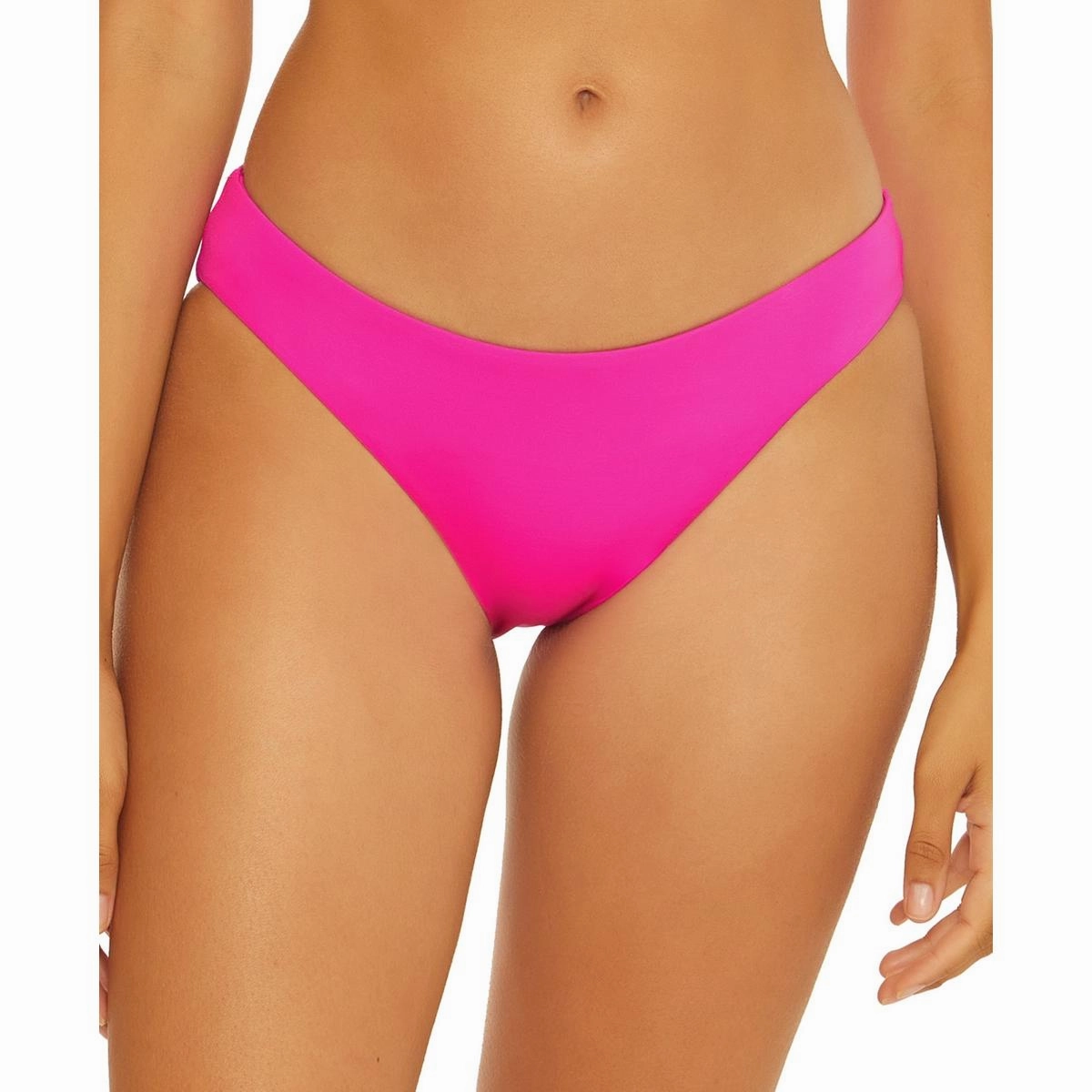 Womens Solid Nylon Swim Bottom Separates