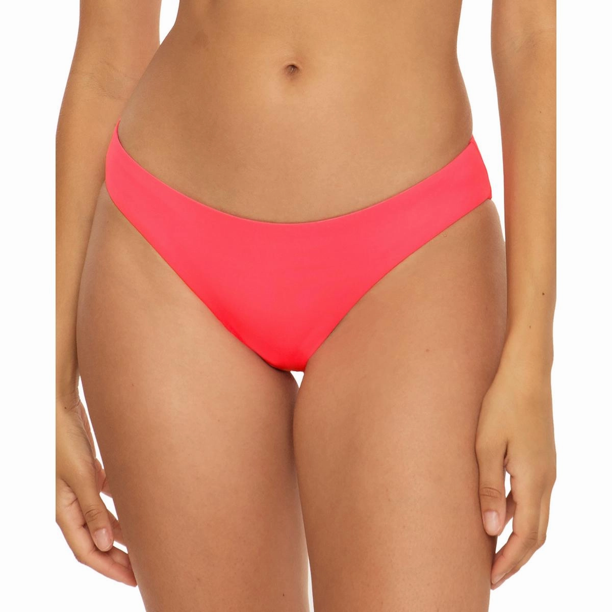 Womens Solid Nylon Swim Bottom Separates