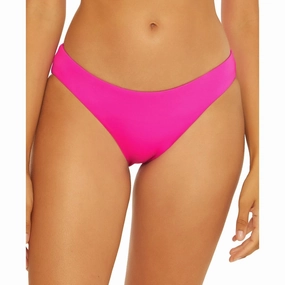 Womens Solid Nylon Swim Bottom Separates