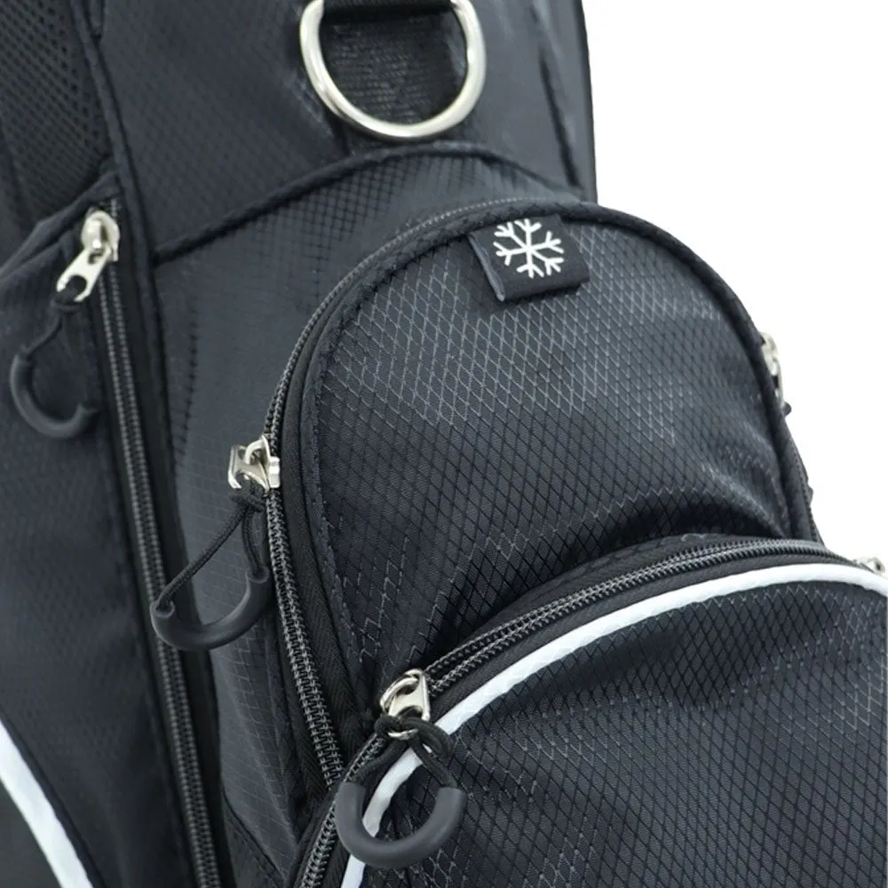 Ben Sayers DLX Stand Bag - Black/White, Team golf uniforms, Golf hybrid club, Left-handed golf clubs
