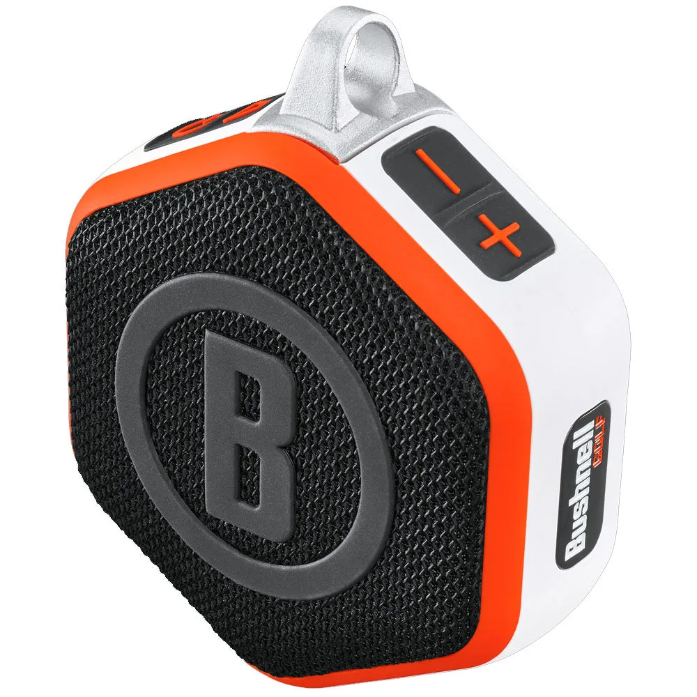 Bushnell Wingman Mini GPS Speaker - White/Orange, Leather golf gloves