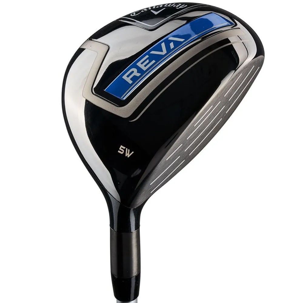 Callaway REVA 8-Piece Package Set - Blue - Ladies/Youth, Golf rangefinder, Golf cart bag with 14 dividers
