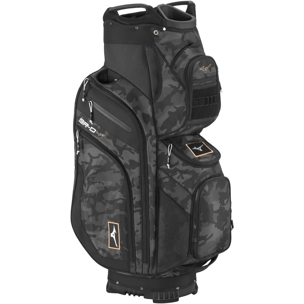 Mizuno BR-D4 Cart Bag - Black Camo/Copper, Callaway Paradym irons, Golf divot tool, Golf accessories for women