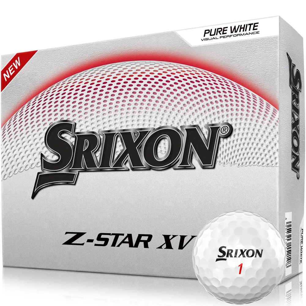 Worth the Hype Srixon Z-Star XV Golf Balls - White - 12 Pack Most Wanted, Golf gear for seniors, Fingerless golf gloves, Personalized golf bag