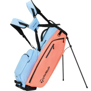 Worth the Hype TaylorMade Flextech Crossover Stand Bag - Coral/Light Blue Selling Fast, Golf travel case, Golf vest for men, Golf club loft adjustment