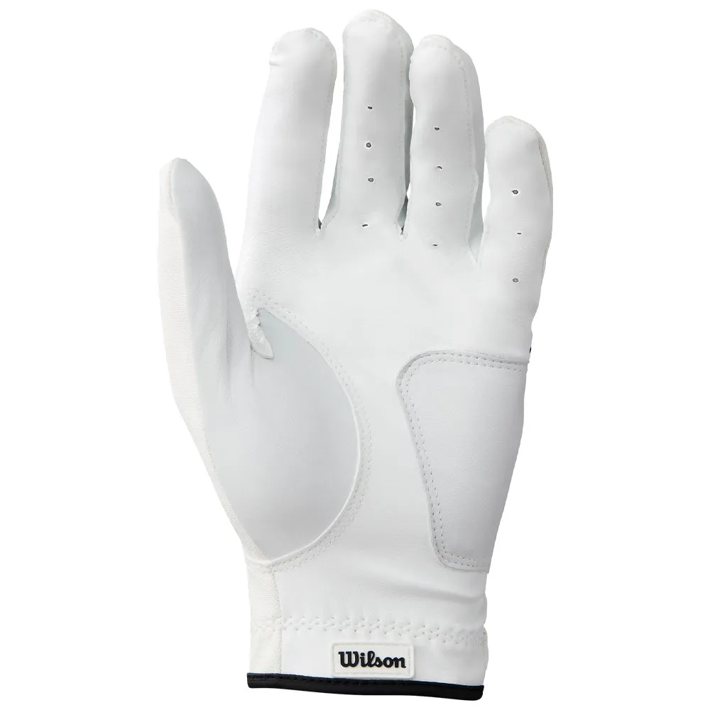 Wilson Grip Plus Cabretta Leather Golf Glove - White, Clearance golf clubs