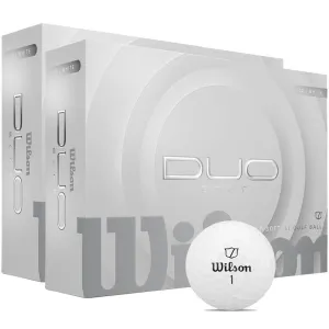 Worth the Hype Wilson Staff Duo Soft Golf Balls - White - Double Dozen Best-Selling, Golf resistance bands