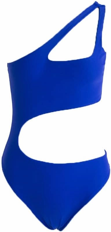 YELAIVP Women's Cutout One Piece Swimsuit Sexy One Shoulder High Cut Bathing Suit Bikini
