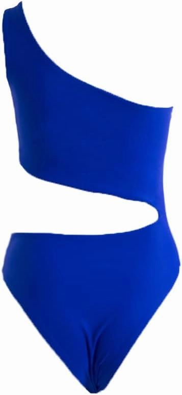YELAIVP Women's Cutout One Piece Swimsuit Sexy One Shoulder High Cut Bathing Suit Bikini