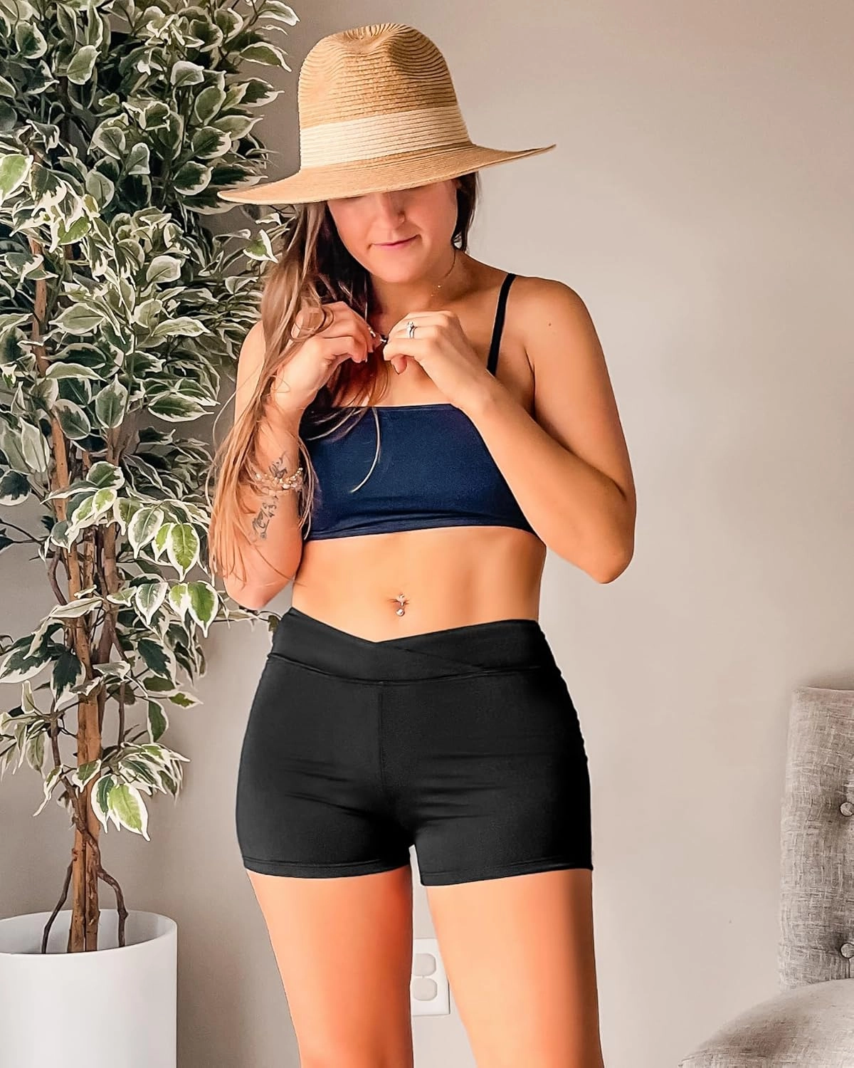 Yonique Womens Swim Shorts Bathing Suits Bottoms Swimsuit Bottoms(Available in Plus)