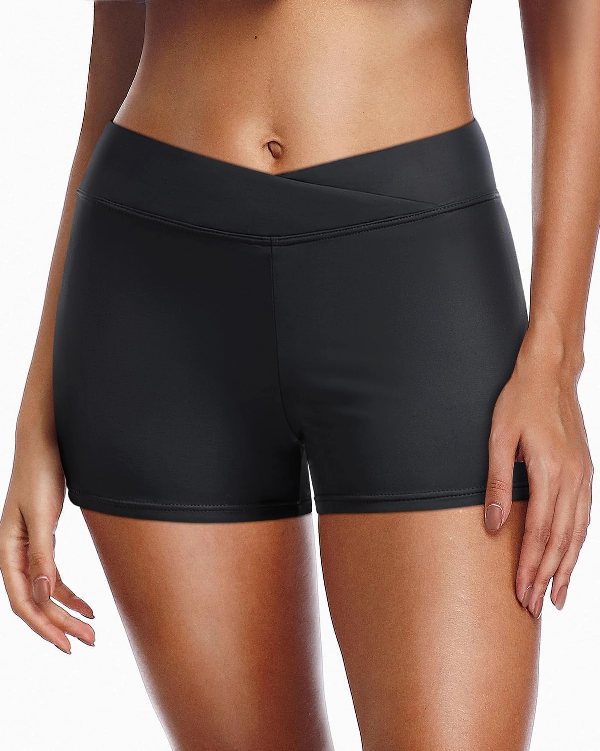 Yonique Womens Swim Shorts Bathing Suits Bottoms Swimsuit Bottoms(Available in Plus)