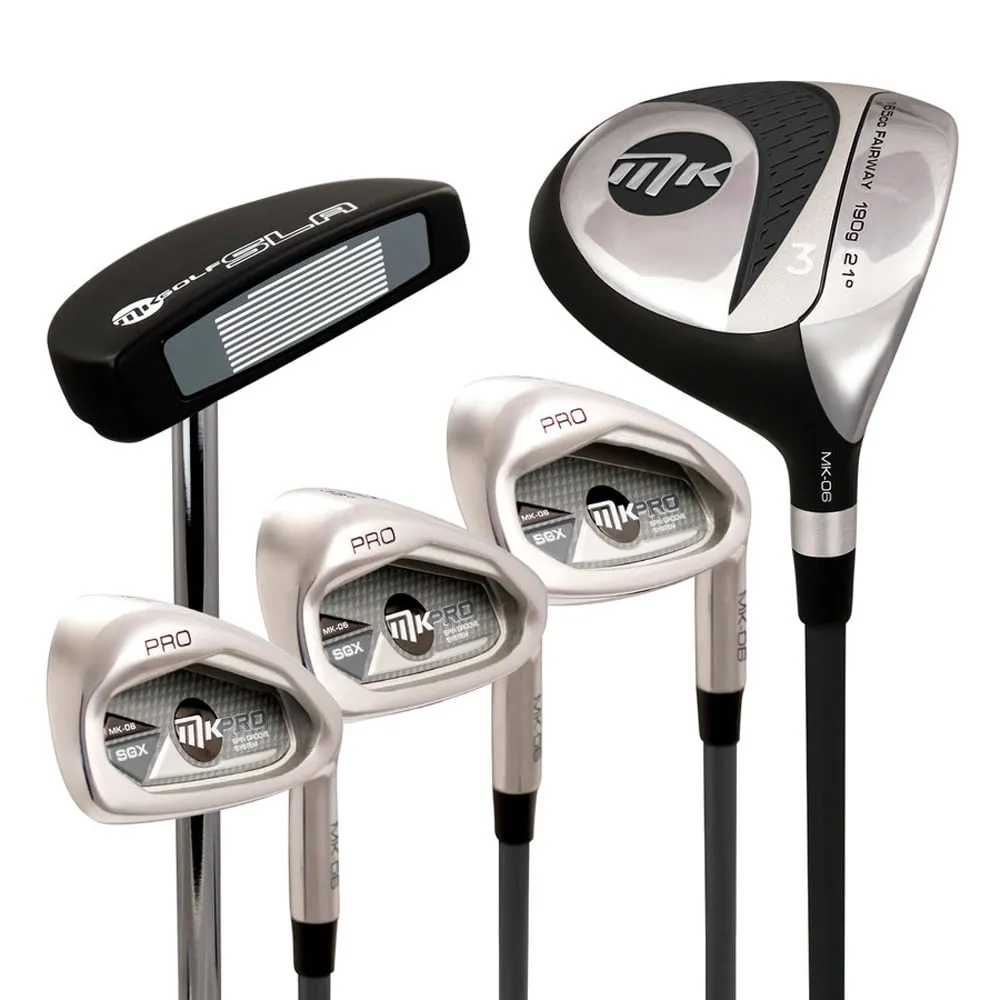 Mkids Pro Junior Half Set - Grey (65 Inch Tall) (Ages 12-14), Golf travel case, Personalized golf tees, Golf rangefinder