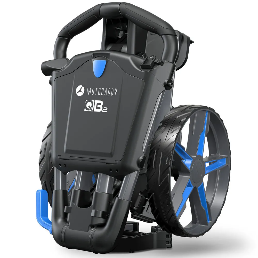 Motocaddy QB2 3-Wheel Push Trolley - Blue, Adidas golf shoes