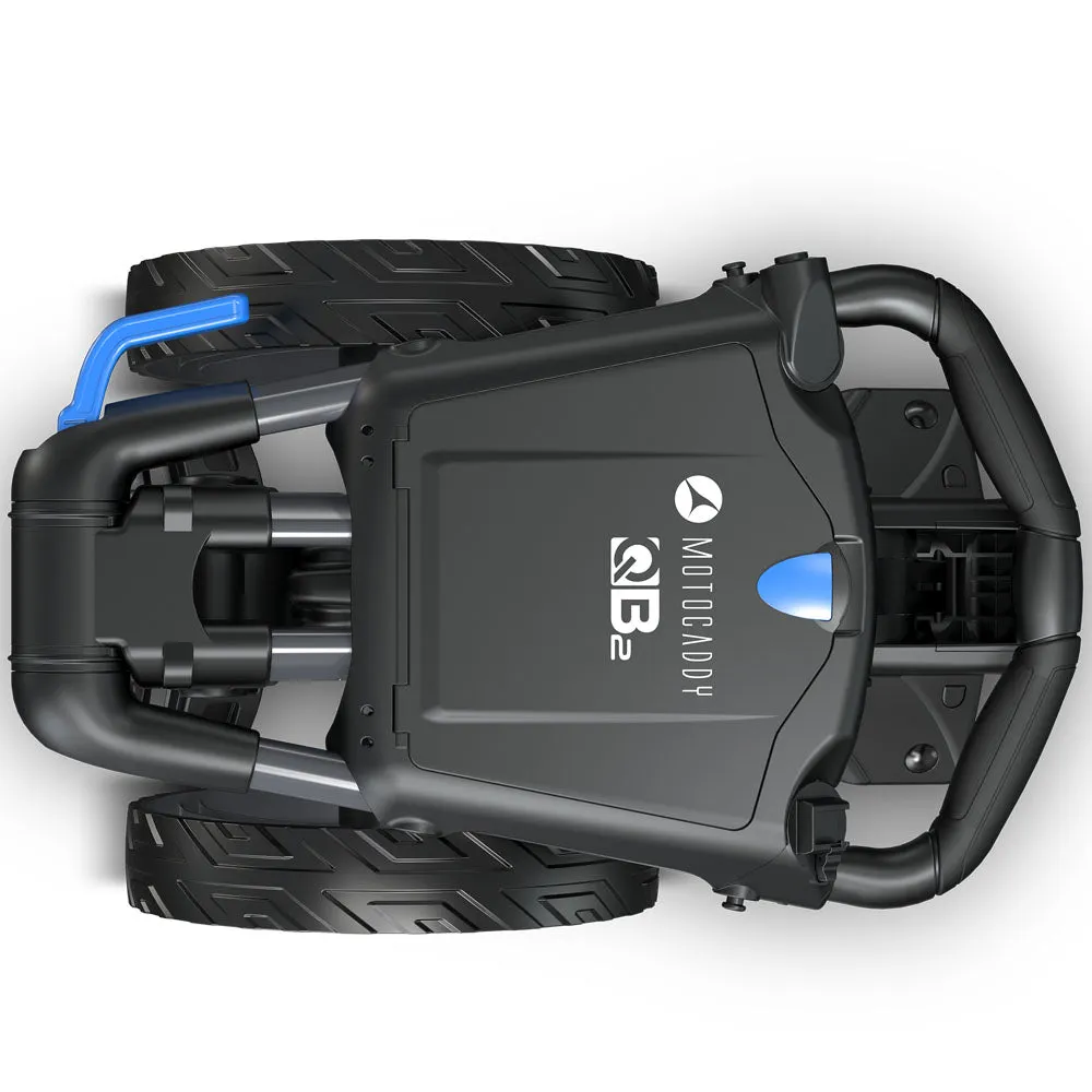 Motocaddy QB2 3-Wheel Push Trolley - Blue, Golf gloves for men