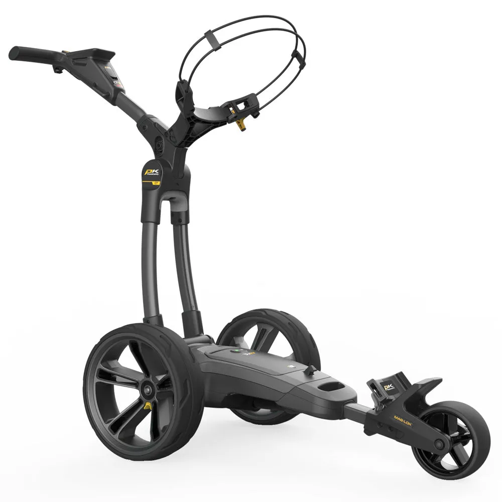 PowaKaddy CT10 GPS EBS Electric Trolley - Gun Metal - 2025, Left-handed golf clubs, Low compression golf balls