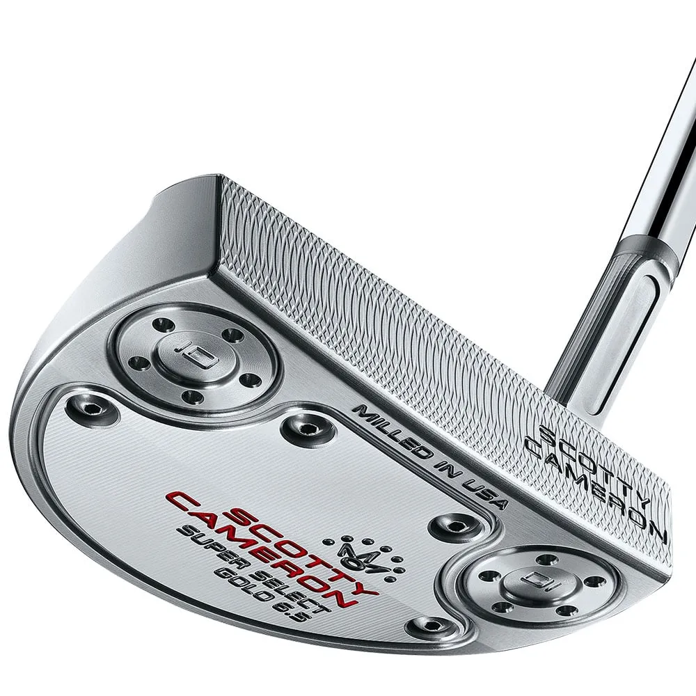 Scotty Cameron Super Select Putter - GOLO 6.5, Golf club cleaning brush, Indoor golf putting green