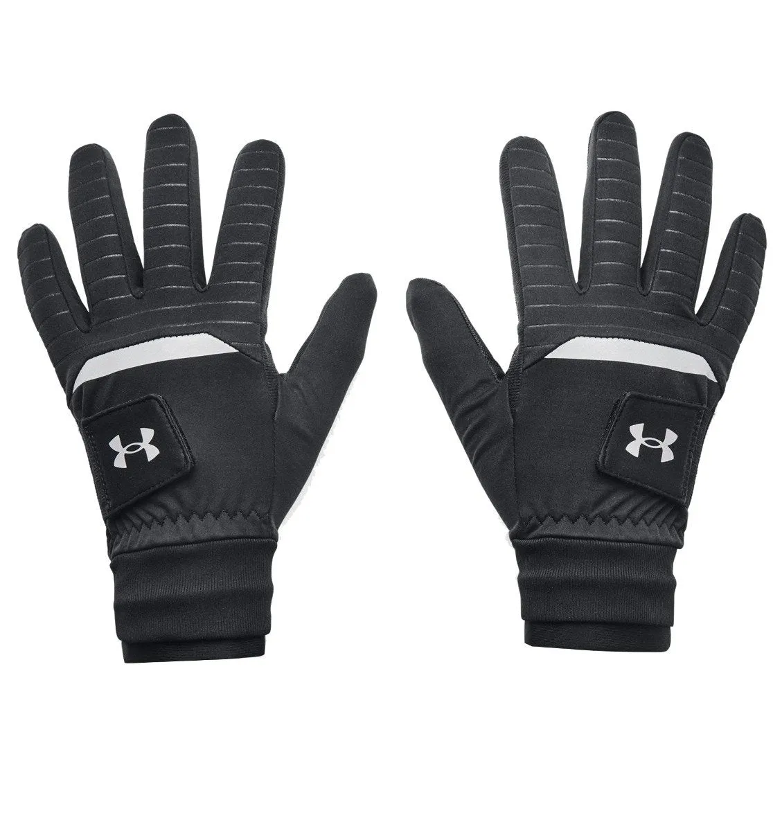 Under Armour ColdGear Infrared Golf Gloves (Pair) - Black/Pitch Grey, Callaway golf set, Golf hybrid club