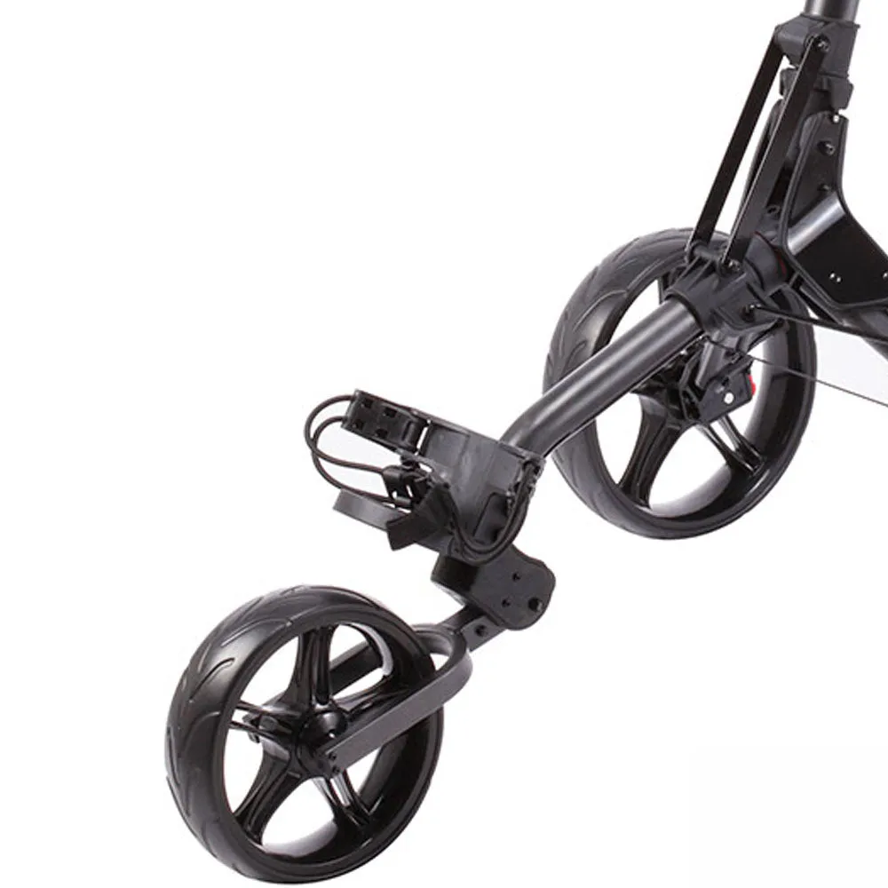 Cube 3 3-Wheel Push Trolley - Charcoal/Black, Golf rule book 2024, Adidas golf shoes, Golf push cart