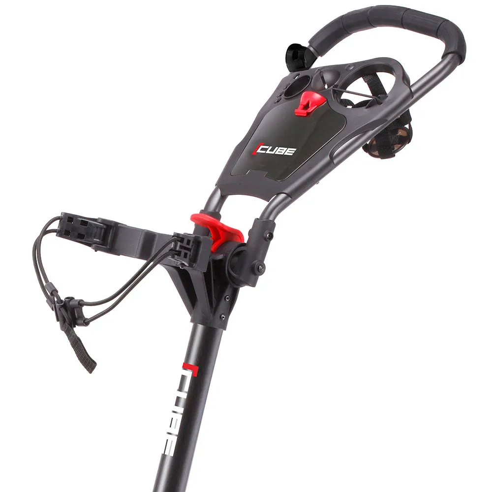 Cube 3 3-Wheel Push Trolley - Charcoal/Black, Junior golf clubs set, Soft feel golf balls