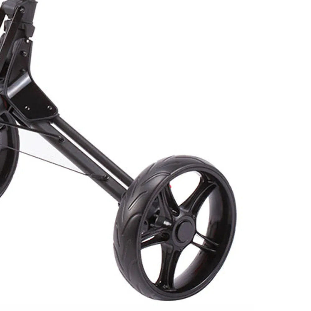 Cube 3 3-Wheel Push Trolley - Charcoal/Black, SPF 50 golf shirts