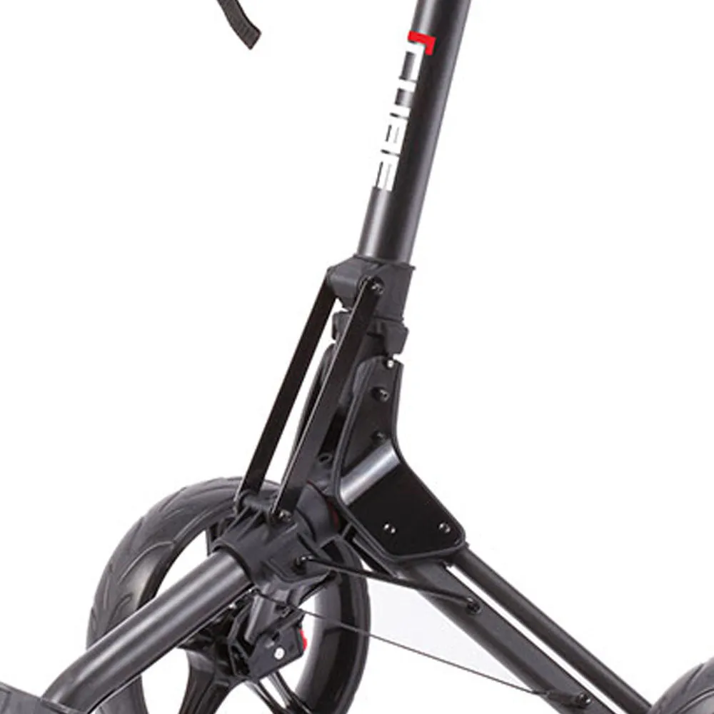 Cube 3 3-Wheel Push Trolley - Charcoal/Black, Personalized golf tees, Golf ball finder glasses