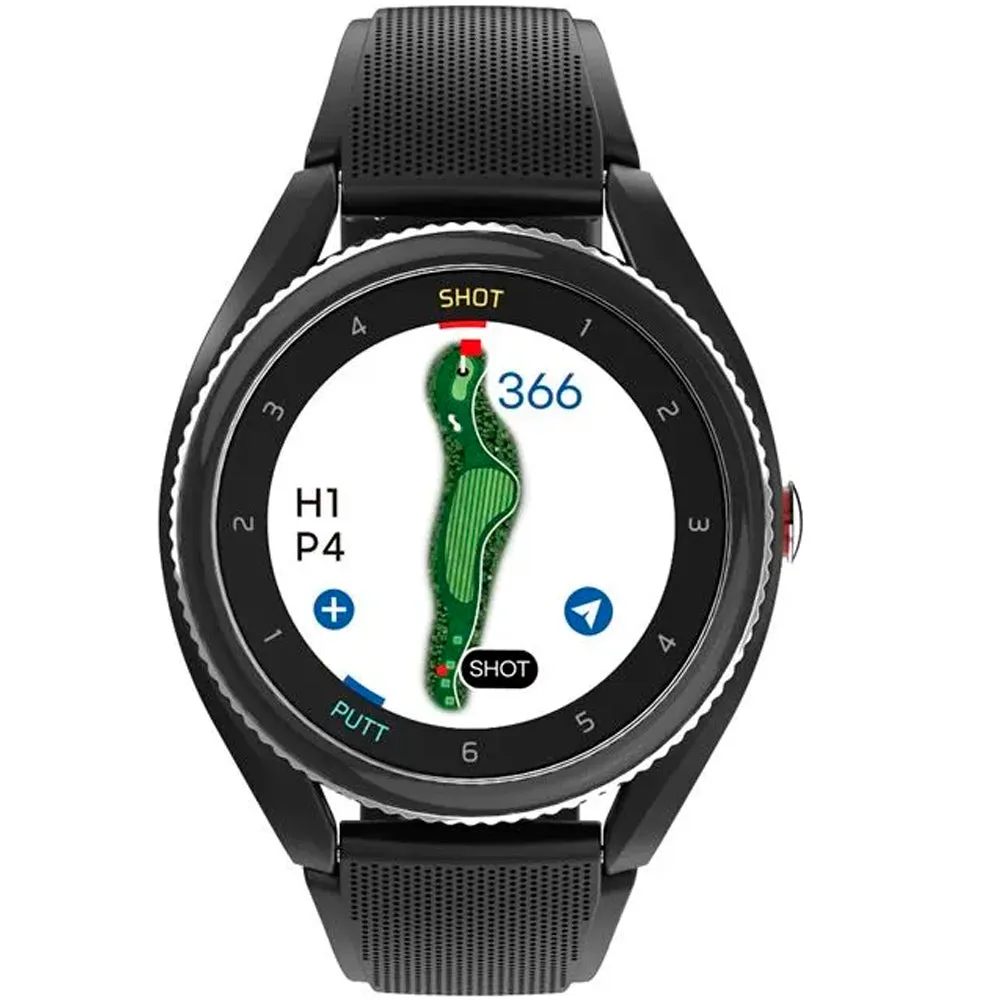 Voice Caddie T9 Golf GPS Rangefinder Watch - Black, Golf meme gifts, Sustainable golf clothing