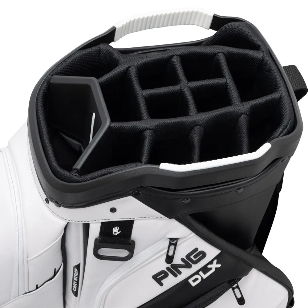 Ping DLX 244 Cart Bag - White/Dark Grey/Blue, Golf wedges 52 degree