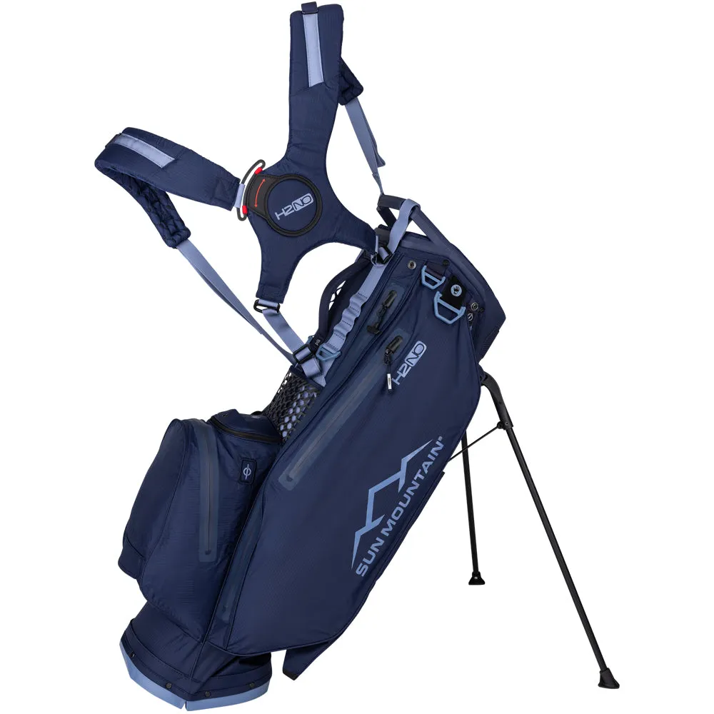Your Top Pick Sun Mountain H2NO 14-Way Lite Waterproof Stand Bag - Navy/Trident Discover the Difference, Golf club head covers, Golf club cleaning brush, Airline approved golf bag