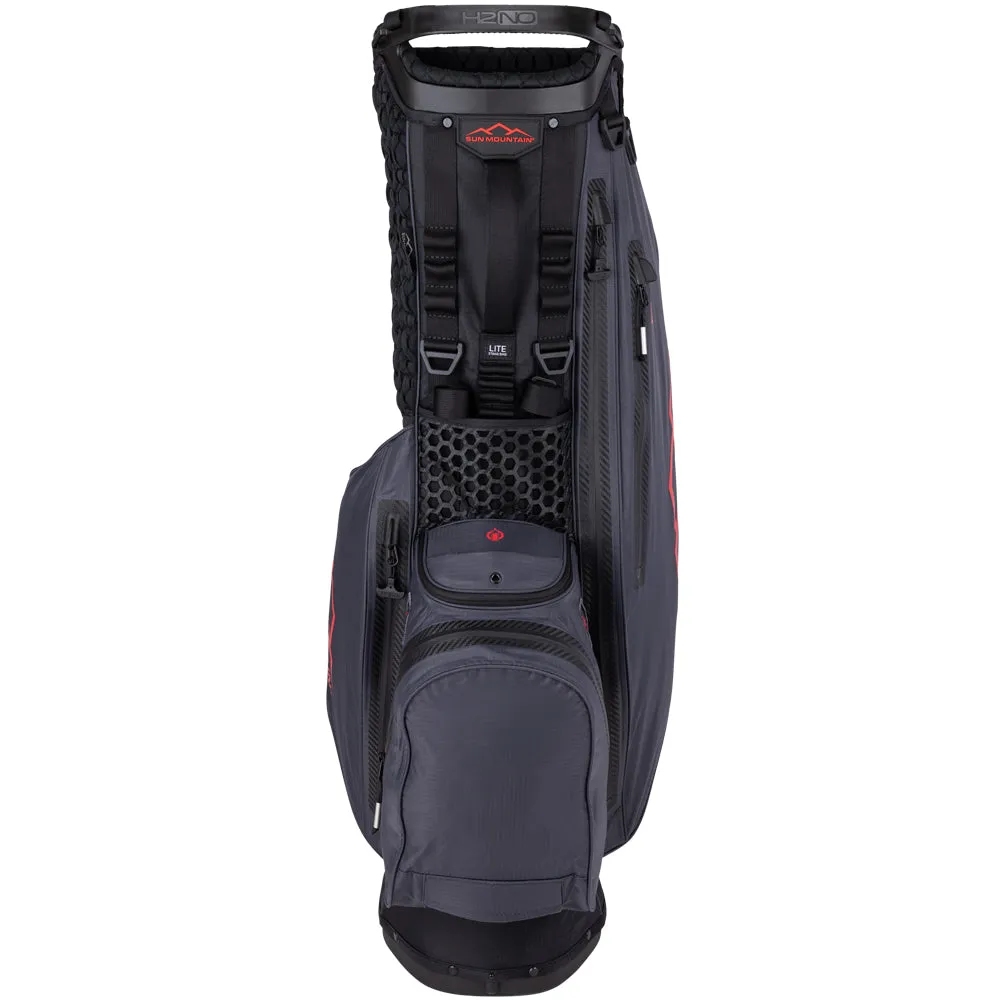 Sun Mountain H2NO Lite Waterproof Stand Bag - Black/Steel/Red, Low spin golf driver, Golf simulator for home