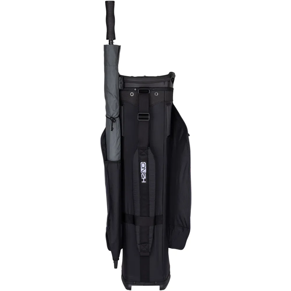 Sun Mountain H2NO Staff Waterproof Cart Bag - Black/Steel/Red, Golf club grips