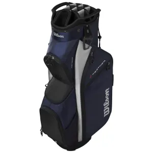 Your Top Pick Wilson Feather Cart Bag - Navy/Silver Fan Favorite, Golf bag cooler pocket