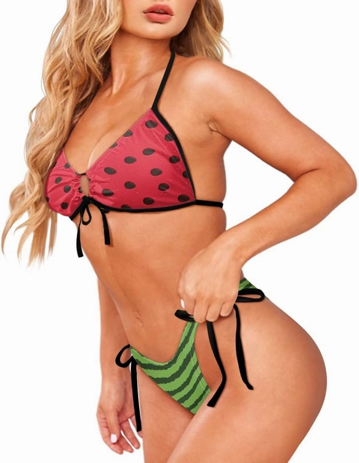 Ystardream Women's String Bikini Push Up Thong Bathing Suits 2 Piece Swimsuits