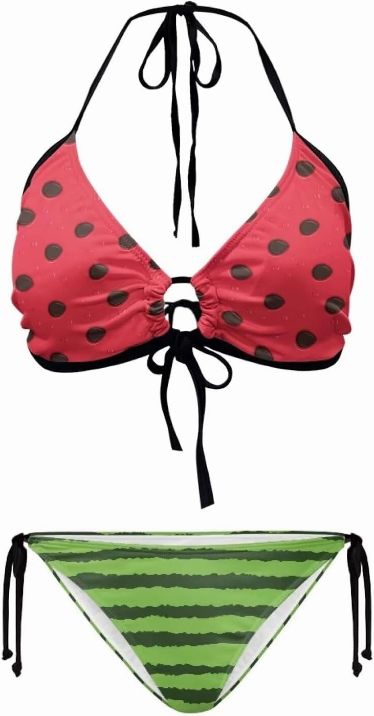 Ystardream Women's String Bikini Push Up Thong Bathing Suits 2 Piece Swimsuits