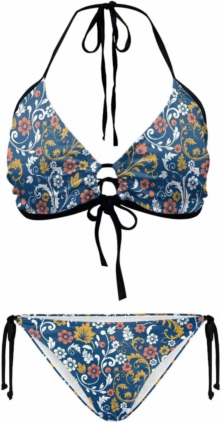 Ystardream Women's String Bikini Push Up Thong Bathing Suits 2 Piece Swimsuits