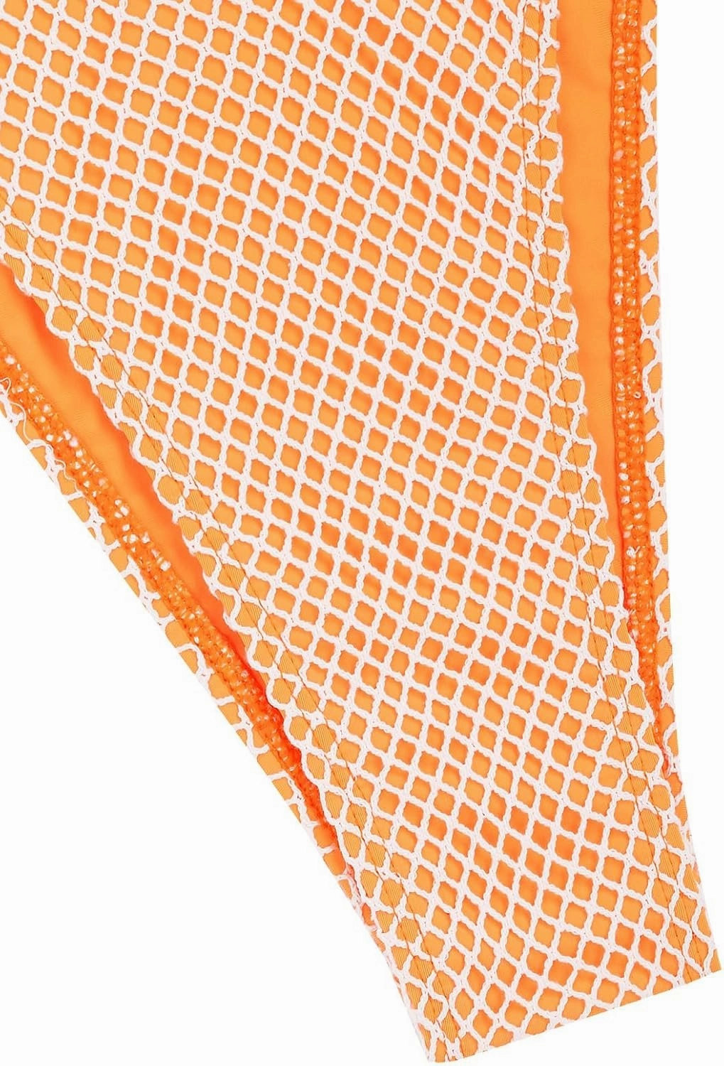ZAFUL Bikini Bottoms for Women Fishnet Tie Side String Bathing Suit Bottoms Tanga High Cut Swimsuit Bottom