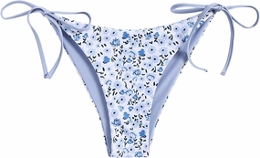 ZAFUL Bikini Bottoms for Women Tie Side String Bathing Suit Bottoms High Cut Swimsuit Bottom