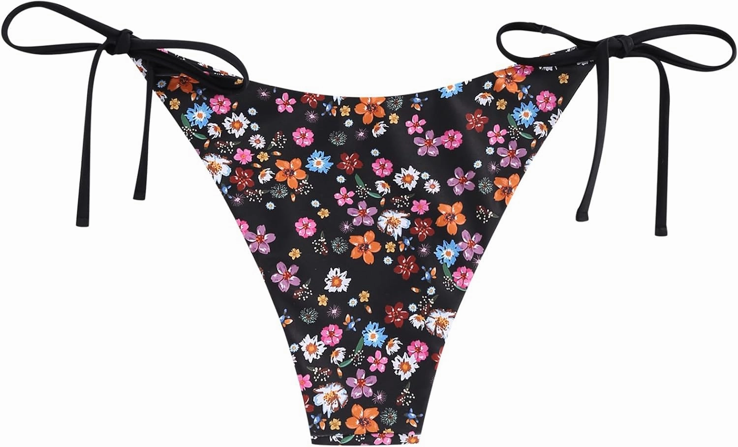 ZAFUL Bikini Bottoms for Women Tie Side String Bathing Suit Bottoms High Cut Swimsuit Bottom