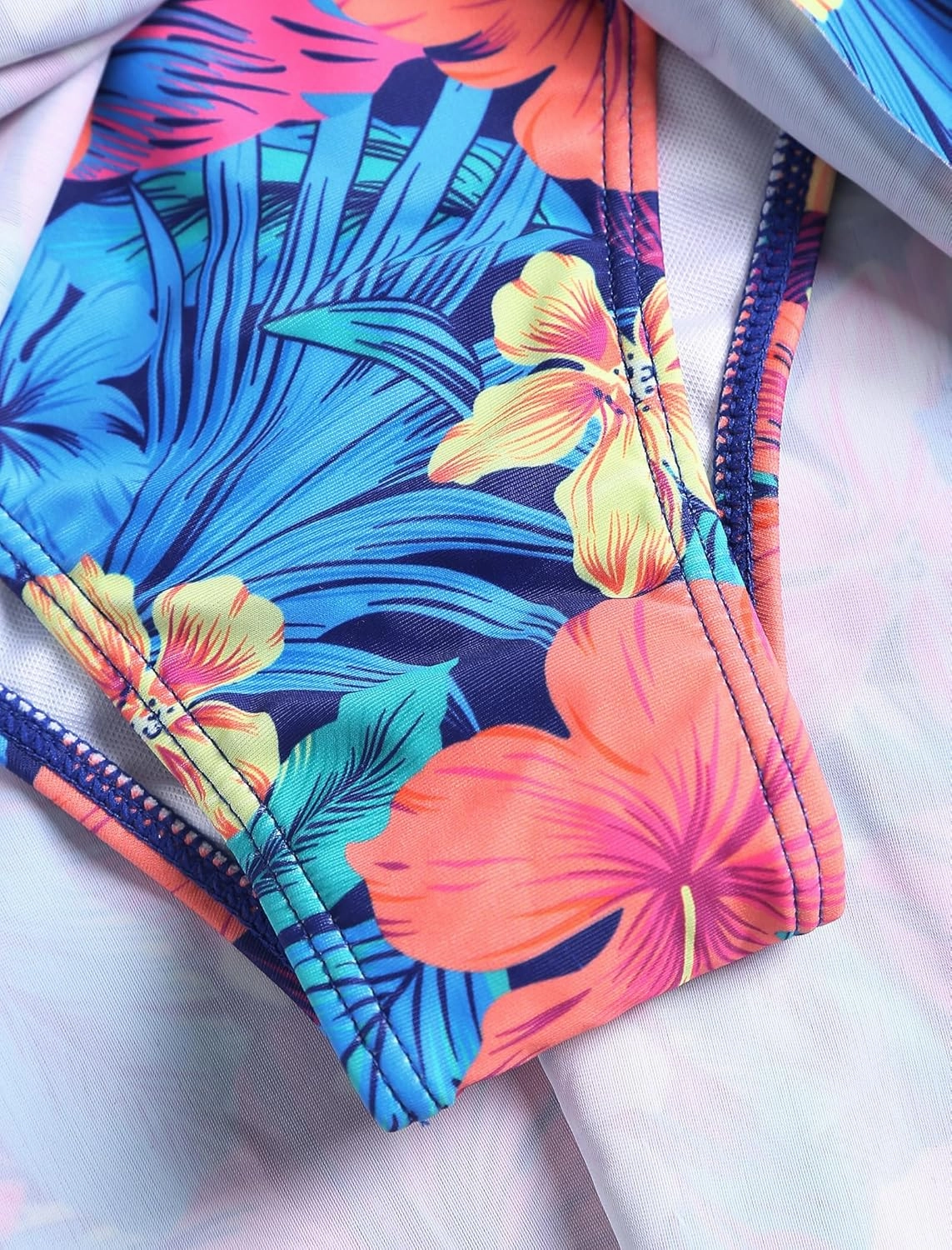 ZAFUL Women One Piece Swimdress Tummy Control Bathing Suit Push Up Swimsuit Modest Swimwear Cutout V Neck Cute Tie Knot Skirt