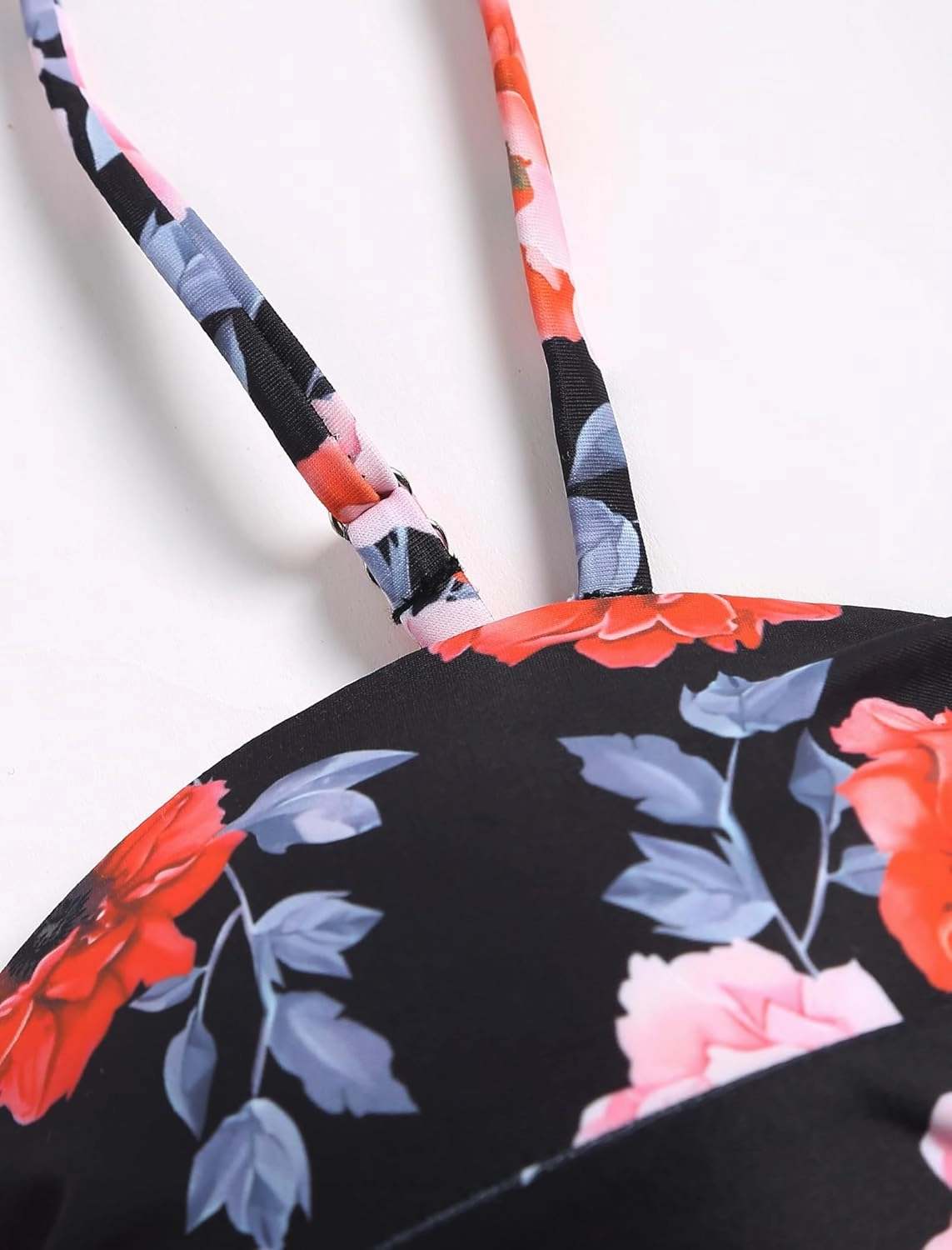 ZAFUL Women Push Up Bandeau Bikini Top Strapless Swimsuit Solid Twist Front Bathing Suits Tube Top