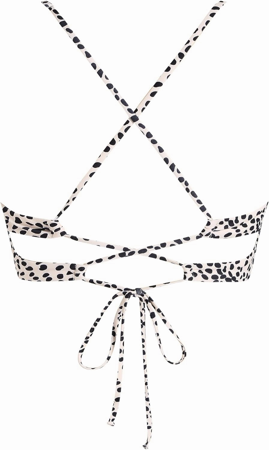 ZAFUL Women's Adjustable Lace-up Bikini Top Push Up Padded Swimsuit Tops