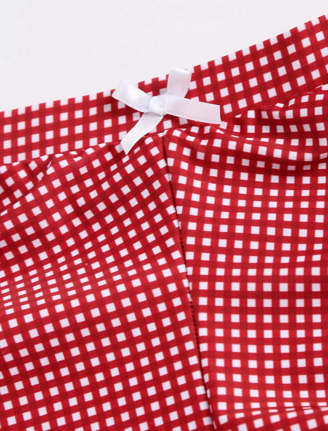 ZAFUL Women's Swim Shorts High Waisted Bow Gingham Floral Print Boyshorts Bathing Suit Swimsuit Bottoms Board Shorts