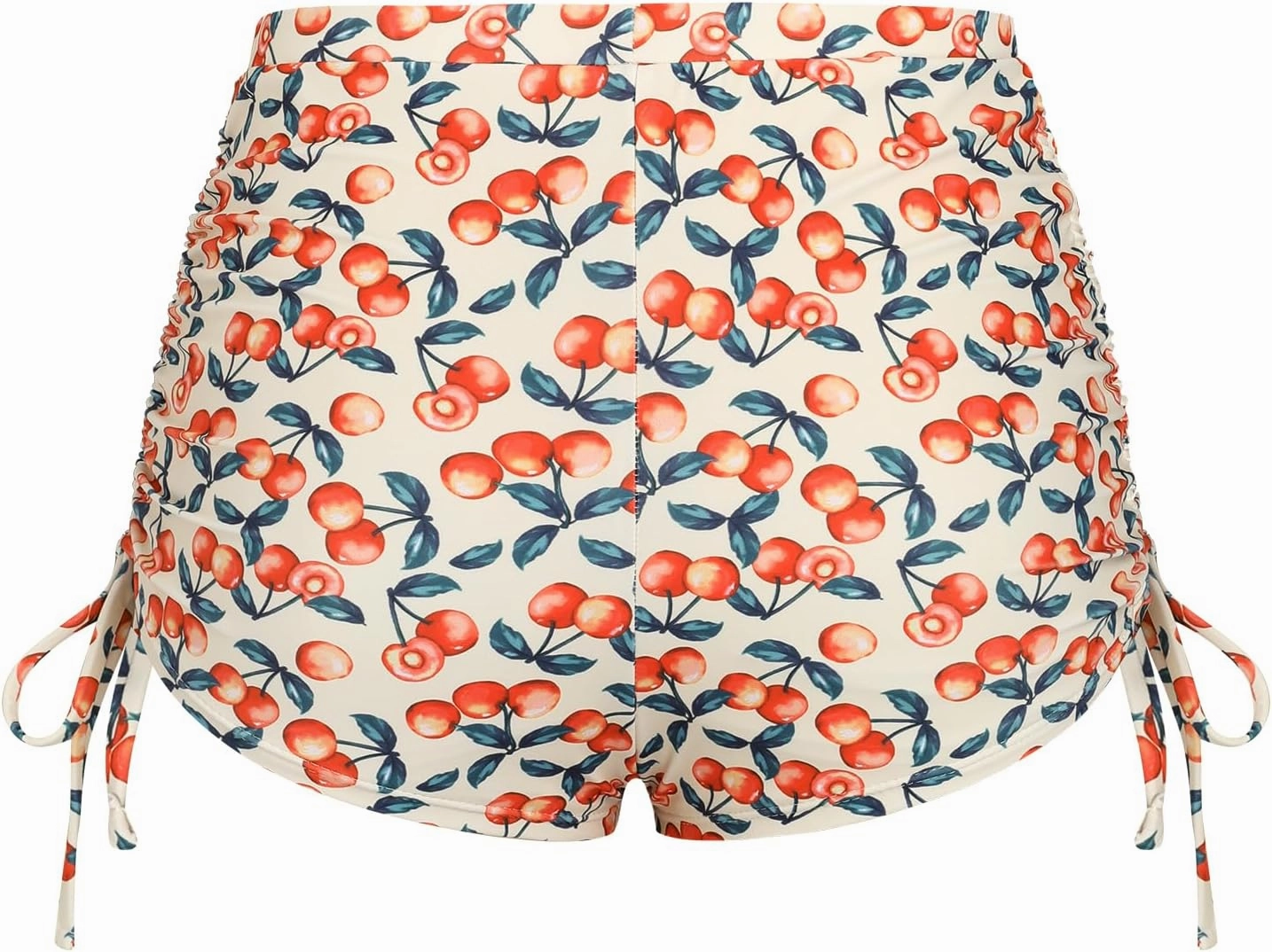 ZAFUL Women's Swim Shorts High Waisted Bow Gingham Floral Print Boyshorts Bathing Suit Swimsuit Bottoms Board Shorts