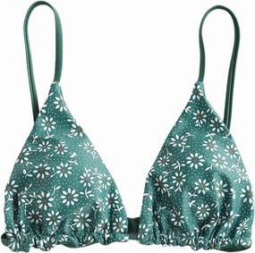 ZAFUL Women's Triangle Bikini Top String Push Up Padded Sexy Swimsuit Bathing Suits Top