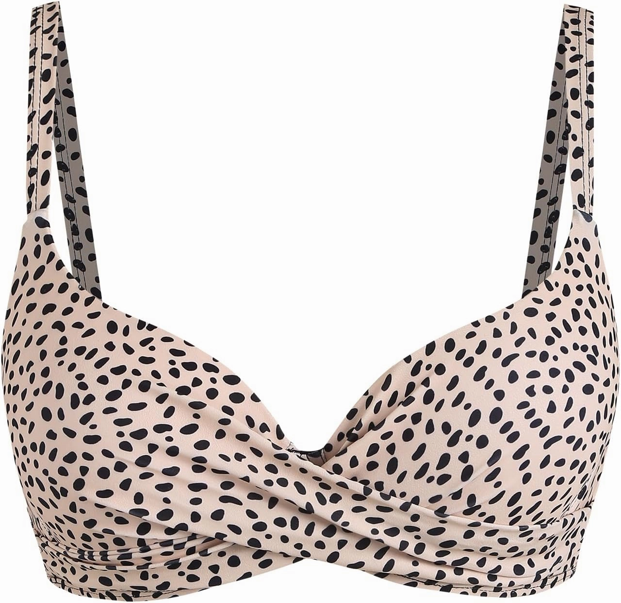 ZAFUL Women Twist Front Underwire Bikini Top Push Up Lace Up Swimsuit Tops Bra Padded Bathing Suit Tops